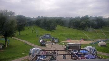 Weather camera view of Powder Ridge Ski Resort.