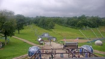 Weather camera view of Powder Ridge Ski Resort.
