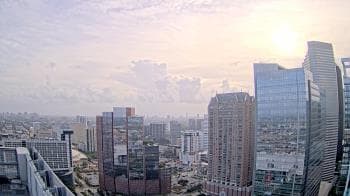 Weather camera view of Marriott Marquis Houston.