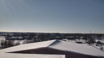 Weather camera view of Noblesville HS.