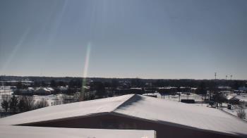 Weather camera view of Noblesville HS.