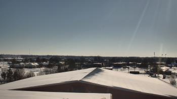 Weather camera view of Noblesville HS.