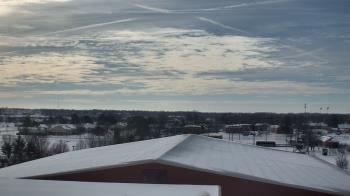 Weather camera view of Noblesville HS.