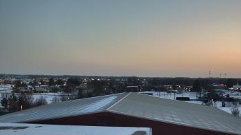 Weather camera view of Noblesville HS.