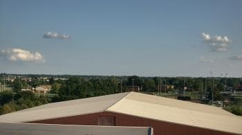Weather camera view of Noblesville HS.