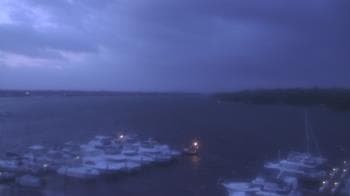 Weather camera view of Emerald Coast Marine.