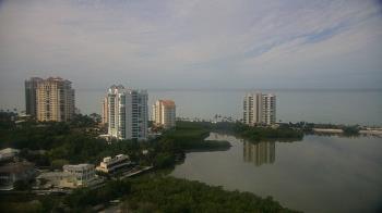 Weather camera view of Naples Grande Beach Resort.