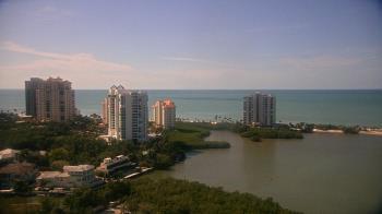 Weather camera view of Naples Grande Beach Resort.
