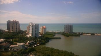 Weather camera view of Naples Grande Beach Resort.
