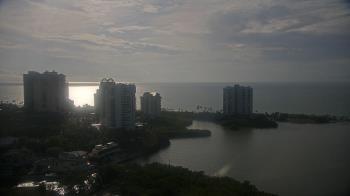 Weather camera view of Naples Grande Beach Resort.