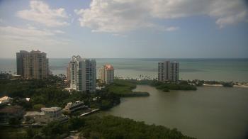 Weather camera view of Naples Grande Beach Resort.