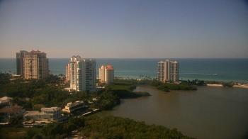 Weather camera view of Naples Grande Beach Resort.