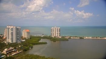 Weather camera view of Naples Grande Beach Resort.