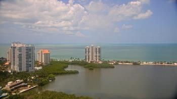 Weather camera view of Naples Grande Beach Resort.