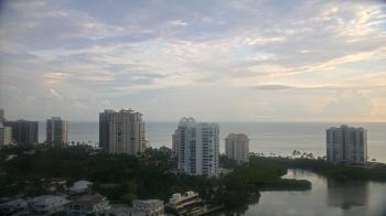 Weather camera view of Naples Grande Beach Resort.
