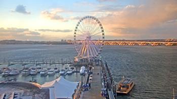 Weather camera view of National Harbor.