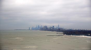 Weather camera view of Northwestern University.