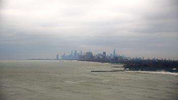 Weather camera view of Northwestern University.