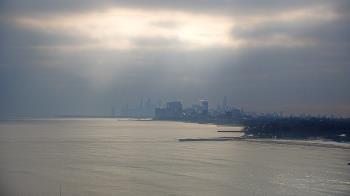 Weather camera view of Northwestern University.