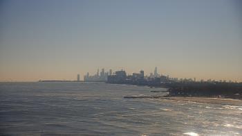 Weather camera view of Northwestern University.