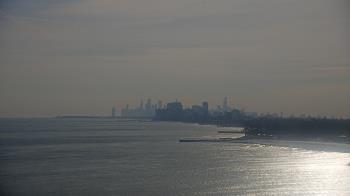 Weather camera view of Northwestern University.