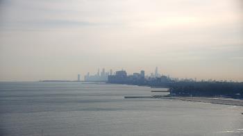 Weather camera view of Northwestern University.
