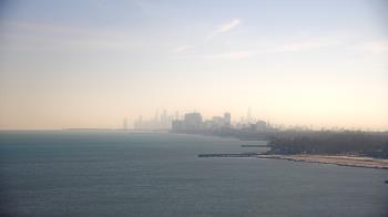 Weather camera view of Northwestern University.