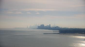 Weather camera view of Northwestern University.