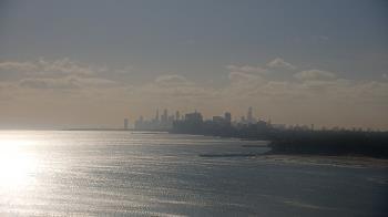 Weather camera view of Northwestern University.