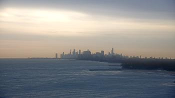 Weather camera view of Northwestern University.