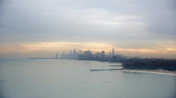 Weather camera view of Northwestern University.