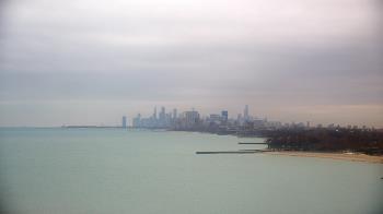 Weather camera view of Northwestern University.