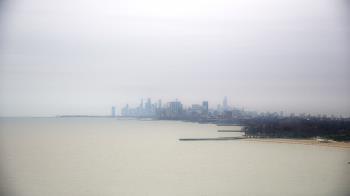 Weather camera view of Northwestern University.