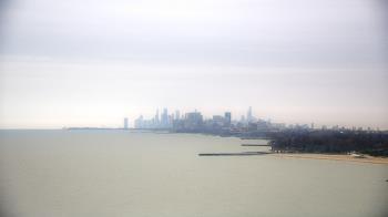 Weather camera view of Northwestern University.