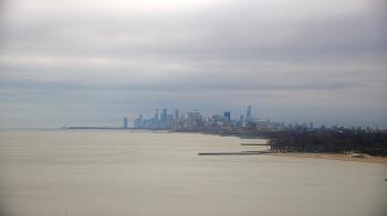 Weather camera view of Northwestern University.