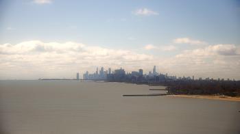 Weather camera view of Northwestern University.