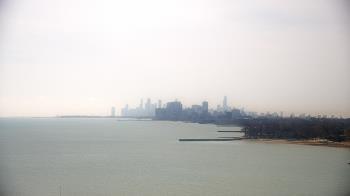 Weather camera view of Northwestern University.