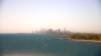 Weather camera view of Northwestern University.