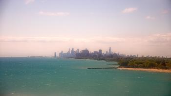 Weather camera view of Northwestern University.