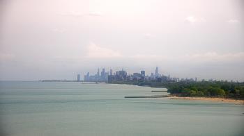 Weather camera view of Northwestern University.