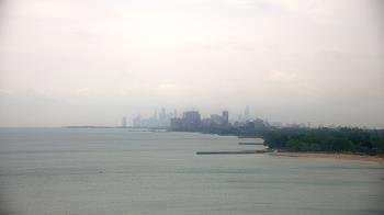 Weather camera view of Northwestern University.