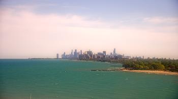 Weather camera view of Northwestern University.
