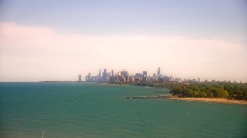 Weather camera view of Northwestern University.