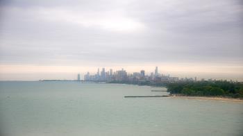 Weather camera view of Northwestern University.