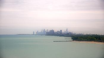 Weather camera view of Northwestern University.