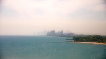 Weather camera view of Northwestern University.
