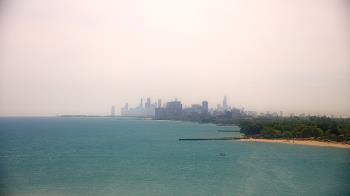 Weather camera view of Northwestern University.