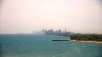 Weather camera view of Northwestern University.
