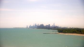 Weather camera view of Northwestern University.