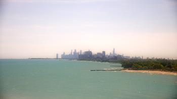Weather camera view of Northwestern University.